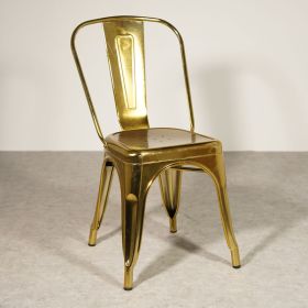 CMI-221-OR Chaise empilable couleur or