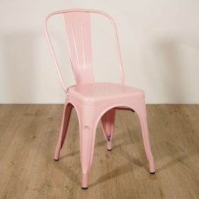 CMI-221-RS Chaise empilable couleur rose