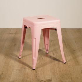 CMI-251-RS Tabouret empilable couleur rose
