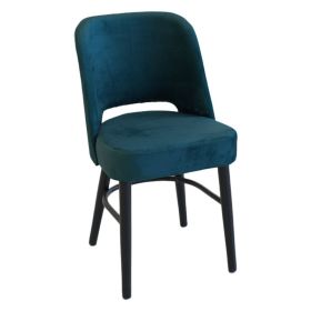 CZH-X59-VVT Chaise vintage velours vert