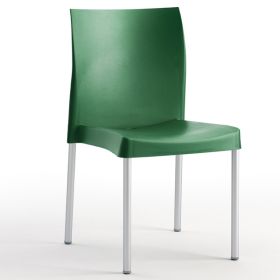 CIS-7055-V Chaise de terrasse en polypropylène vert