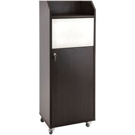 MV-45003-W Meuble poubelle pour fast food couleur wenge