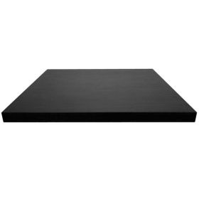 LYC-40-80 Plateau de table carré mélaminé couleur noir