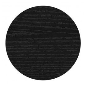 LYR-40-80 Plateau de table rond mélaminé noir