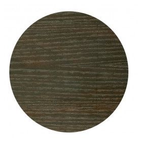 LYR-518-80 Plateau de table rond mélaminé wengé diam 80cm