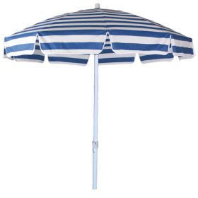 PAR-839-AD Parasol droit rond en aluminium diametre 2m toile en acrylique Dralon 220 gr rayures aux choix