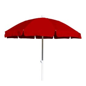 PAR-839-AM Parasol droit rond de diametre 2 metres en aluminium toile acrylique Masacril soft 260 gr