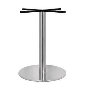 PCH-18-50 Piètement de table de restaurant en inox brossé base ronde