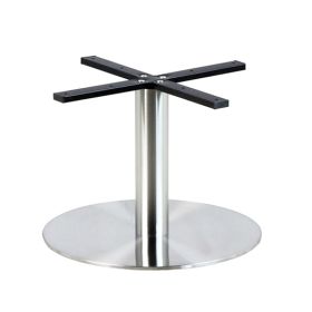 PCH-18-50-H48 Piètement de table basse lounge de restaurant en inox brossé