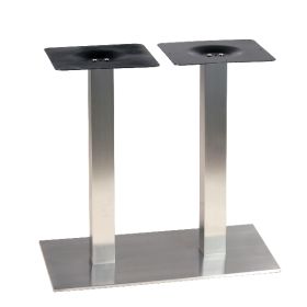 PCH-419 Pied de table pour table de 4 personnes en inox brossé ultra plat