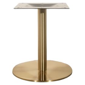 PCO-C18-43-H48 Piètement hauteur 48cm couleur or champagne base diamètre 43cm 