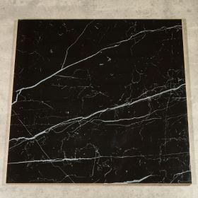 LYC-OC-60020-60 Plateau stratifie 60x60cm couleur marbre noir chant or