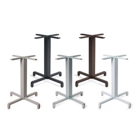 PRN-5305 Pied central pour table en aluminium vernis 5 couleurs au choix