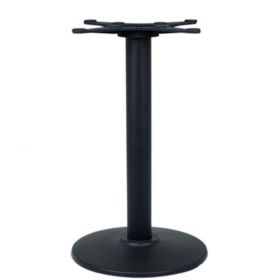 PZN-15-43 Pied de table en fonte noir base ronde