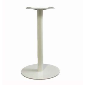 PZN-20-43-BL Pied de table base ronde en acier ultra plat couleur blanc
