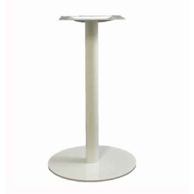 PZN-20-43-BL Pied de table base ronde en acier ultra plat couleur blanc