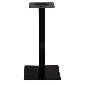 PZN-21-40 Pied de table base carree en acier noir ultra plat