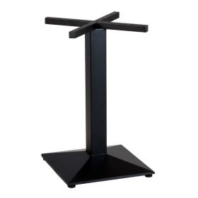 PZN-41 Pied de table en acier noir base carree pyramidale