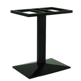 PZN-421 Piètement base pyramidale 40X54CM en acier noir pour plateau rectangulaire