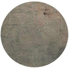 LSMR-0152-60 Plateau stratifié moulé concrete rond 60 cm