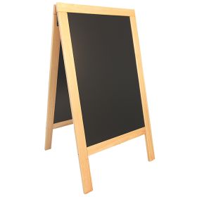 SSDB135 Chevalet de trottoir en bois vernis hêtre laqué 70*135 cm