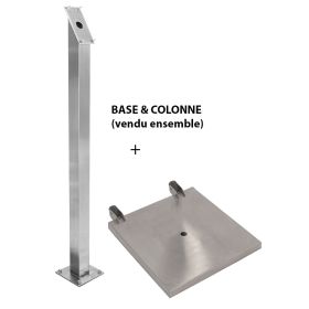 SMCS-BA120 Pied hauteur 120 cm pour porte menu SMCS-6A4LSS / SMCS-4A4LSS